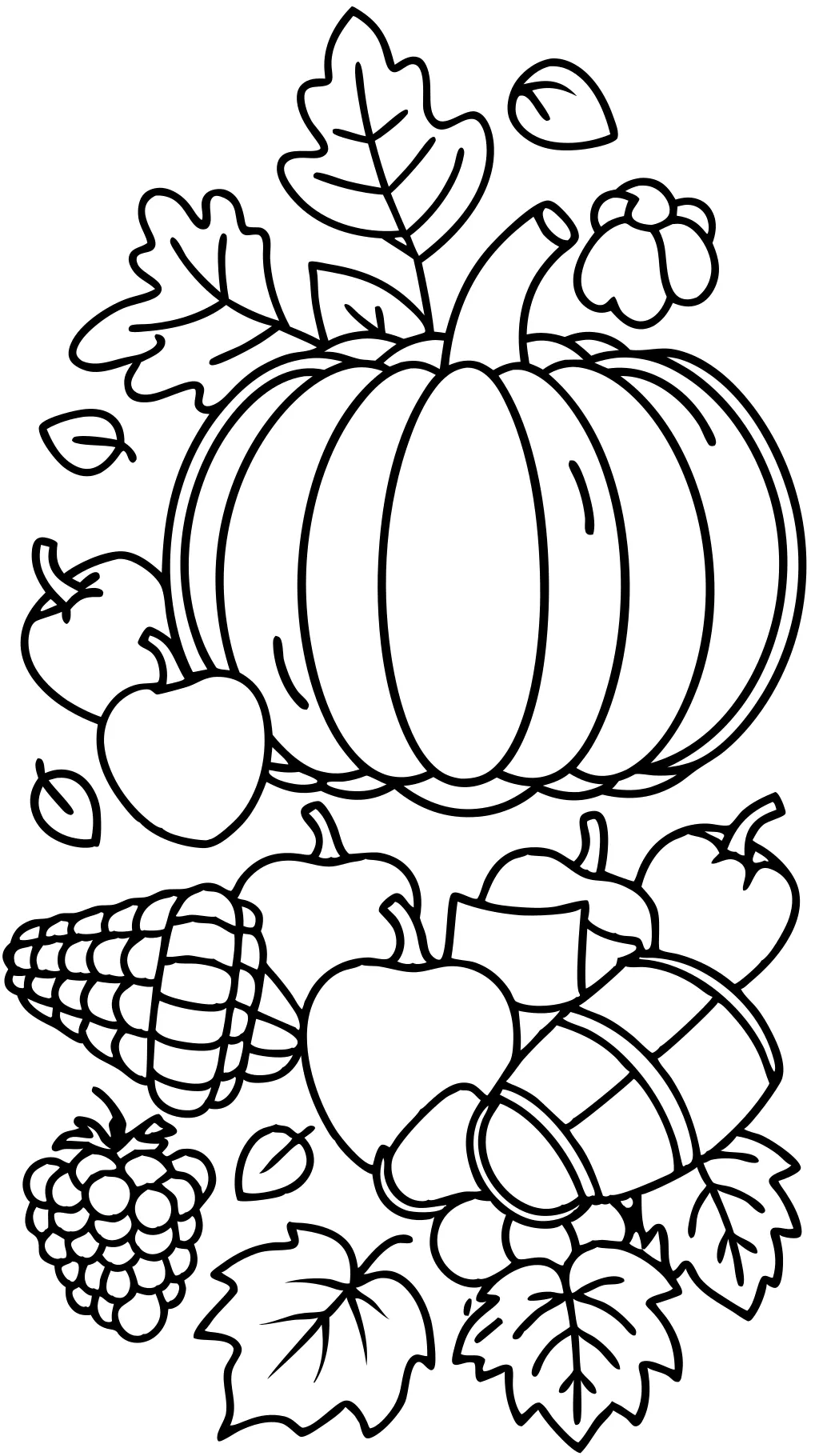 printable thanksgiving coloring pages